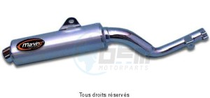 Product image: Marving - 01HA36 - Silencer  AMACAL XL 600 LM/RM Approved Ø100 Chrome Cover Alu 