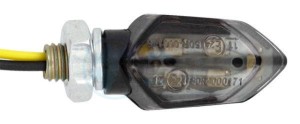 Product image: Sifam - CLI7051 - Micro Indicator Universal - LED - Homologation CE - Black/Smoke 