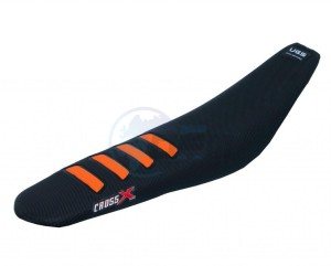 Product image: Crossx - UFM524-2BO - Saddle Cover KTM SX SXF 2019-2020  EXC 2020 UGS COLOR WAVE BLACK-ORANJE (UFM524-2BO) 