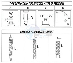 Product image: Sifam - FRK1032 - Shock absorber-  adjustable for Scooter - HONDA SH300 I 