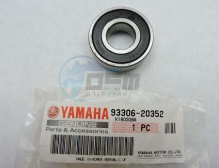 Product image: Yamaha - 933062035200 - BEARING  0