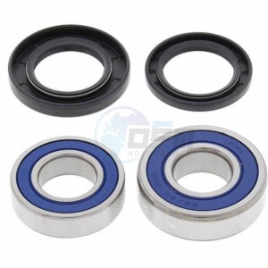 Product image: All Balls - 25-1252 - Wheel bearing kit rear with dust seal YAMAHA WR 250 1991-1991 / WR 250 X 2008-2010 / WR-F 250 2017-2017 