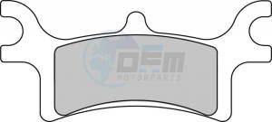 Product image: Ferodo - FDB2176SG - Brakepad Sinter metal Sinter Grip Off Road 
