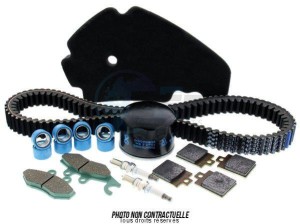 Product image: Sifam - 497666 - Maintenance kit Piaggio MP3 500 2011 A 2013 LC RL / LT Sport 