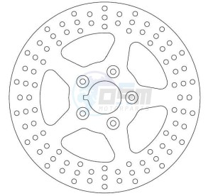 Product image: Ferodo - FMD0430R - Brake Disc Harley 