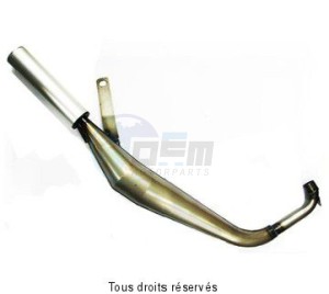 Product image: Giannelli - 33016 - Exhaust NSR 50 '89-01  Complete exhaust pipe  with Silencer  Alu   