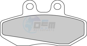 Product image: Ferodo - FDB706P - Brakepad Organic Platinum suitable for road use/Off Road 