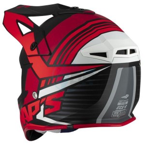 Product image: Swaps - CSW2F8104 - Helmet Cross BLUR S818 - Black/Red Mat - Size L 