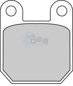 Product image: Ferodo - FRP405EF - Brakepad Organic Eco-Friction suitable for road use 