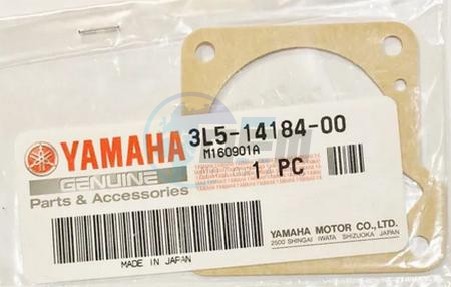 Product image: Yamaha - 3L5141840000 - GASKET, FLOAT CHAMBER  0