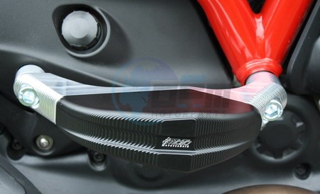 Product image: GSG-Mototechnik - 1505040-D23 - Crash protectors Ducati Monster 1200/S 2014-  0