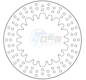 Product image: Ferodo - FMD0081R - Brake Disc Bmw Ø285x178x165 Mounting holes xØ13.8 