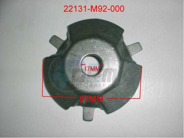 Product image: Sym - 22131-M92-000 - RAMP PLATE  1