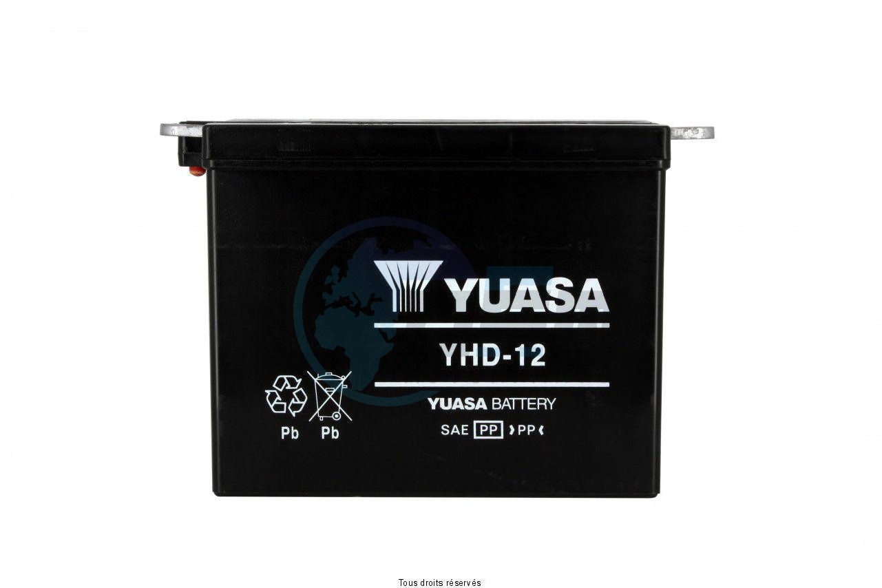 Product image: Yuasa - 812287 - Battery Yhd-12 L 206mm  W 133mm  H 165mm 12v 28ah  1
