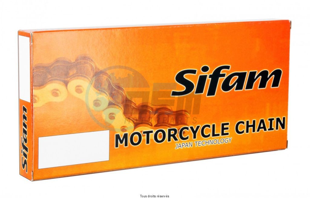 Product image: Sifam - 520-SH-118 - Chain 520 Hyper Reinforced 118m Type : Chain 520 Length: 118Links Hyper Reinforced  0