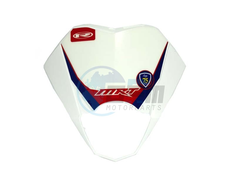 Product image: Rieju - 0/R00.620.5029 - FRONT HEADLAMP HOLDER WITH STICKER 390.5340  0