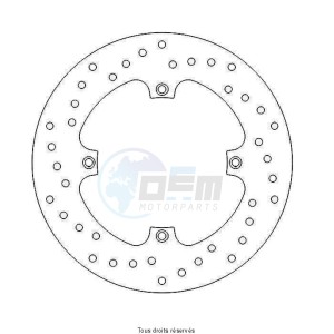 Product image: Sifam - DIS1019W - Brake Disc Ducati Ø220x125x108,5  Mounting holes 4xØ8,5 Disk Thickness 6 