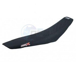 Product image: Crossx - UM711-1B - Saddle Cover HUSABERG FE-FS-FX 09-12, FE 450 08-12 UGS BLACK (UM711-1B) 