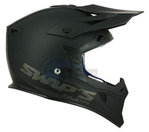 Product image: Swaps - CSW1F1005 - Helmet Cross BLUR S818 - Black Mat - Size XL 