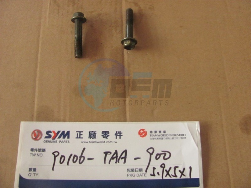 Product image: Sym - 90106-TAA-900 - FLANGE BOLT 10X50  0