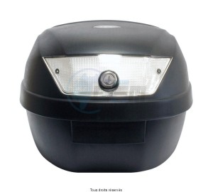 Product image: S-Line - KS28N - Top Case 28L Black Matt Dim : 39x39x29cm (1 Helmet) With Mounting plate 