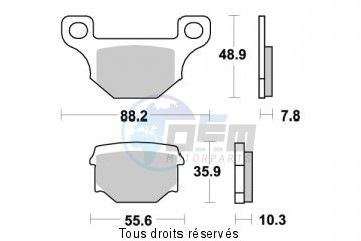 Product image: Sifam - S1055N - Brake Pad Sifam Sinter Metal   S1055N  0