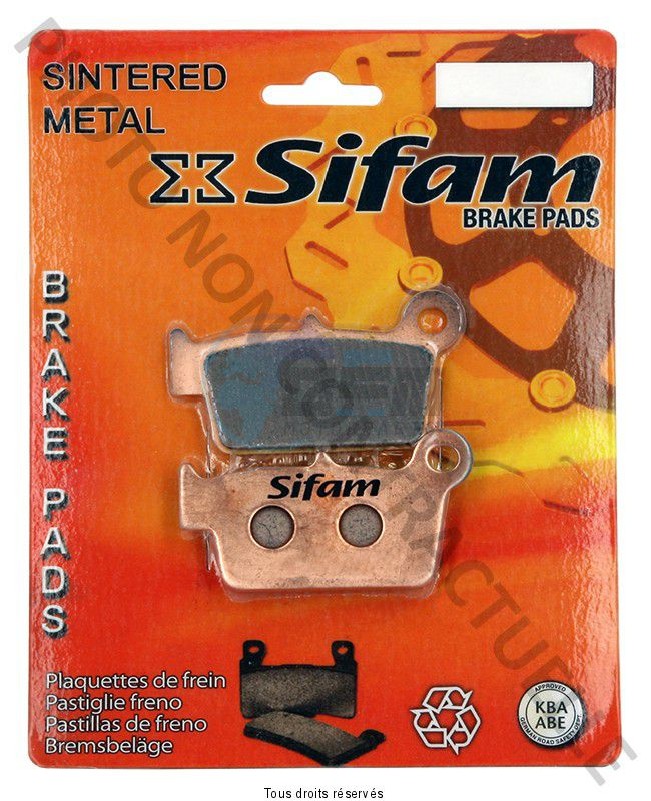 Product image: Sifam - S1191N - Brake Pad Sifam Sinter Metal   S1191N  1
