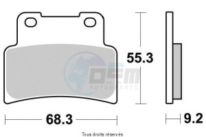 Product image: Sifam - S1191N - Brake Pad Sifam Sinter Metal   S1191N 