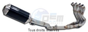 Product image: Giannelli - 73715B6K - Exhaust YP 500 T-MAX 01/07  Complete exhaust pipe  BLACK LINE    