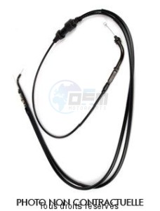 Product image: Kyoto - CAB005054 - Cable Throttle SUP Scooter MBK Top Side   