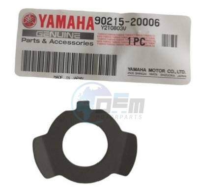 Product image: Yamaha - 902152000600 - WASHER, LOCK  0