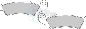 Product image: Ferodo - FDB495SG - Brakepad Sinter metal Sinter Grip Off Road 