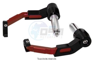 Product image: Sifam - PRL200R - Lever protections CNC Red Ø 13-17mm Left and Right 