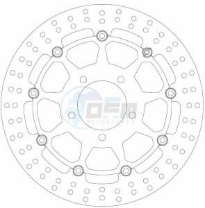 Product image: Ferodo - FMD0146RX - Brake Disc Triumph 
