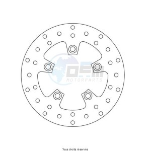 Product image: Sifam - DIS1196 - Brake Disc Suzuki Ø220x110x89,5  Mounting holes 5xØ10,5 Disk Thickness 5 