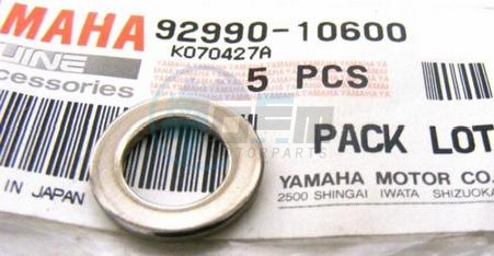 Product image: Yamaha - 929901060000 - WASHER, PLATE  0
