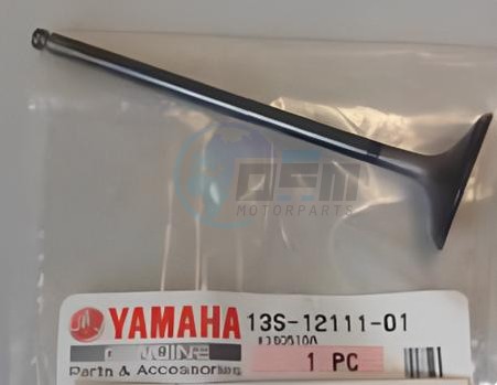 Product image: Yamaha - 13S121110100 - VALVE, INTAKE  0