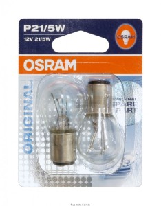 Product image: Osram - OL7528-02B - Bulb Brake 2 Threads - 12v 21/5w Bay15d Bister 2 Light bulbs 