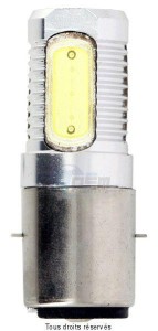 Product image: Sifam - PLA7053 - Pair of HeadLight bulb 4 LED 1.5W 12V - BA20D SMD 5050-BLISTER 2 Light bulbs 