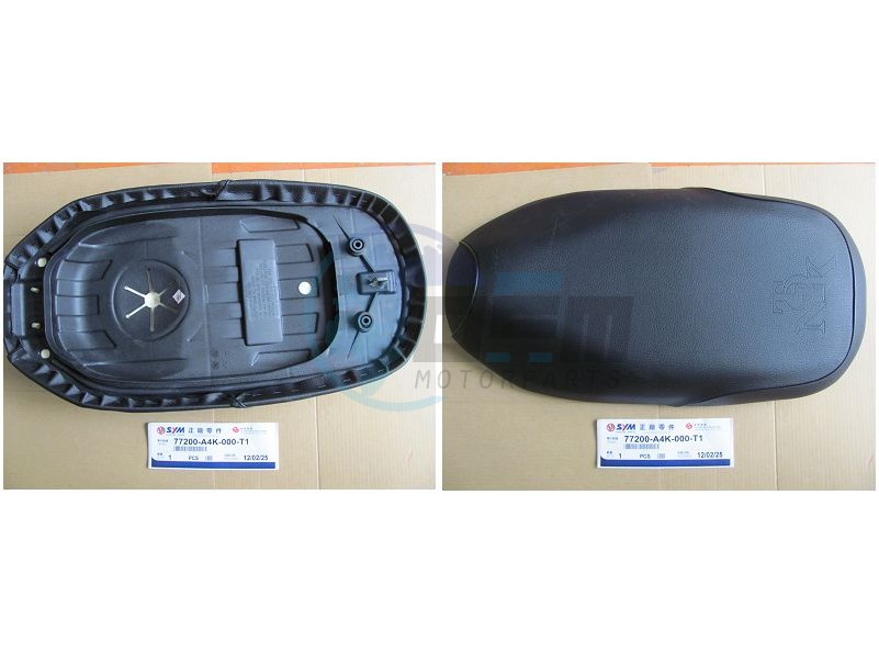 Product image: Sym - 77200-A4K-000-T1 - DOUBLE SEAT(BK)  0