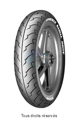 Product image: Dunlop - DUN657216 - Tyre   180/55 ZR 18 SPORTMAX  D207 74W TL Rear  0