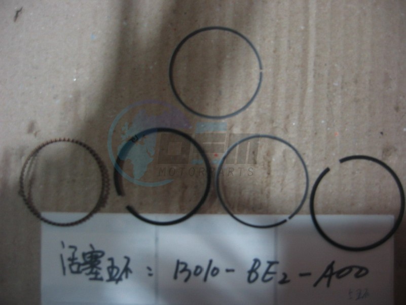 Product image: Sym - 13010-BE2-A00 - PISTON RING SET  0