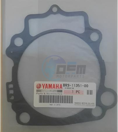 Product image: Yamaha - BR9113510000 - GASKET, CYLINDER  0