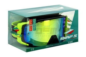 Product image: Swaps - GOGGLECROS72 - Cross Glasses - Red/Black - Visor Iridiumand  Clear 