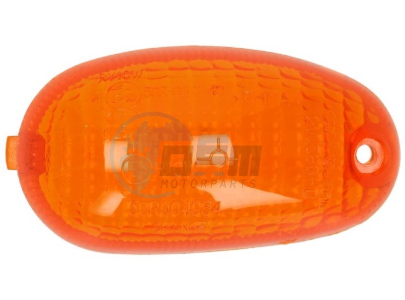Product image: Piaggio - 498436 - FRONT FLASHER LENS RIGHT  0
