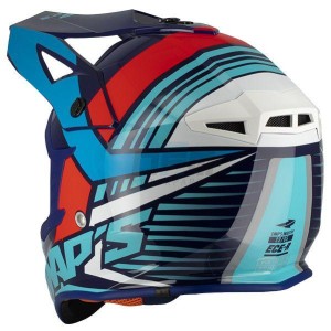 Product image: Swaps - CSW6G1105 - Helmet Cross BLUR S818 - Red / Blue Brillant - Size XL 