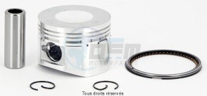 Product image: Sifam - PISCGY6125 - Piston GY6 125cc Ø51.90 mm 