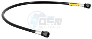 Product image: Goodridge - GDB1000BK - Hose 1000mm-Brake, Pre pressed with black lining    