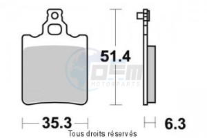 Product image: Sifam - S1067N - Brake Pad Sifam Sinter Metal   S1067N 