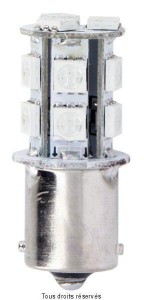 Product image: Sifam - PLA7058 - Lamp 13 LED 3.3W Orange 12V - BA15S- 1 Pair SMD 5050-BLISTER 2 Light bulbs 